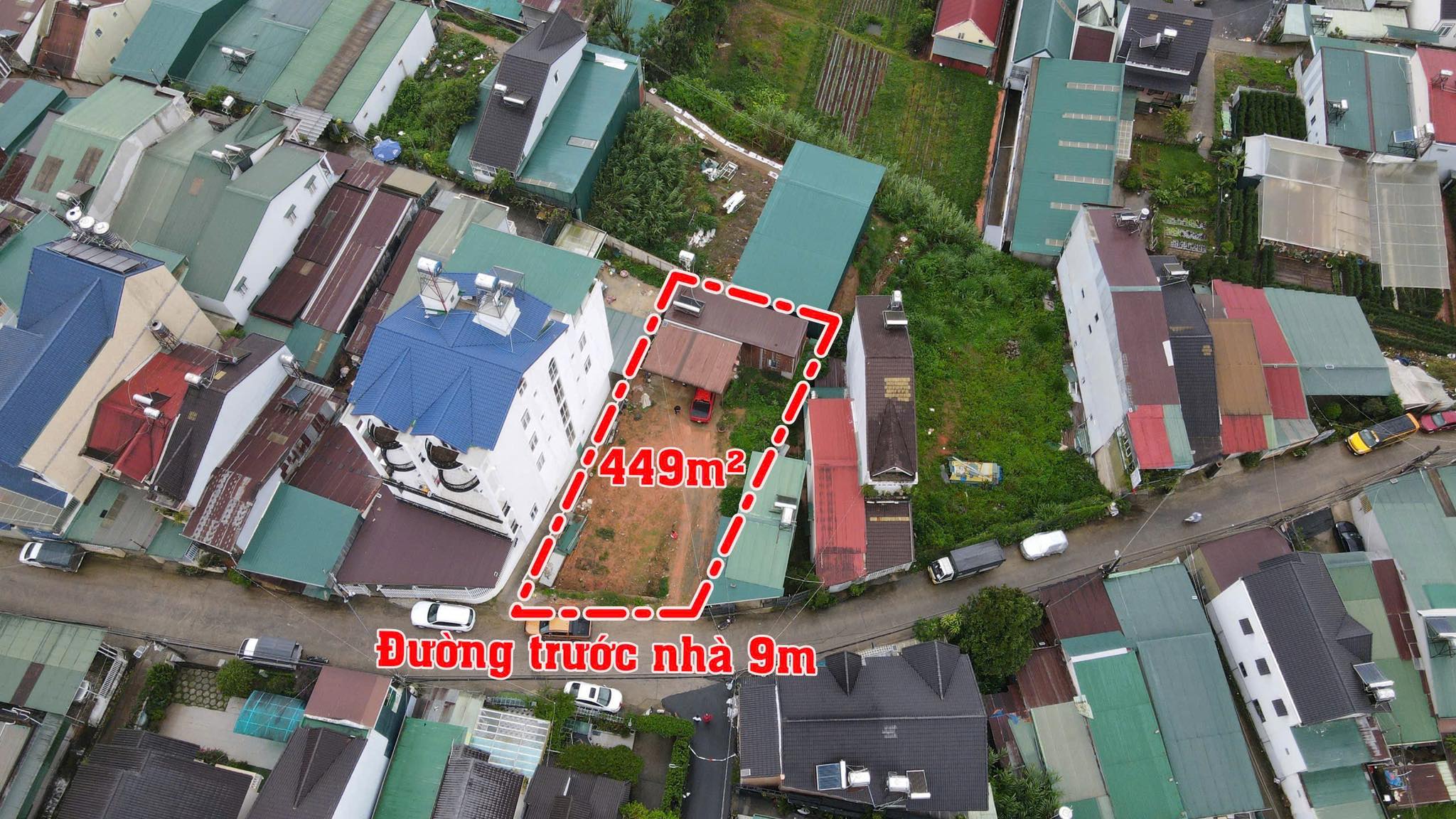 Cần bán Lô Đất nền Biệt Thự rộng đường Kim Đồng, P6, Đà Lạt 449m2 - Ảnh chính
